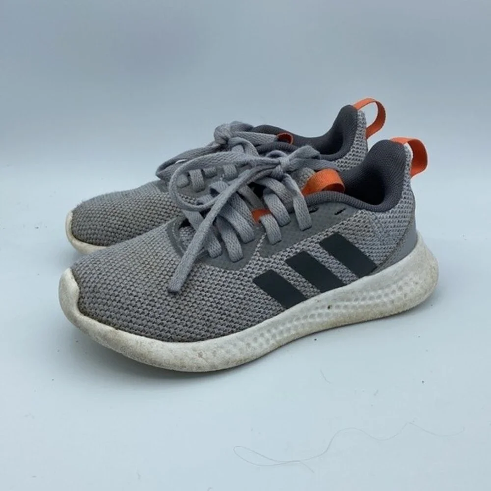 Adidas Sportswear Kids Puremotion Trainers Running Sneakers Shoes Gray Size 11K